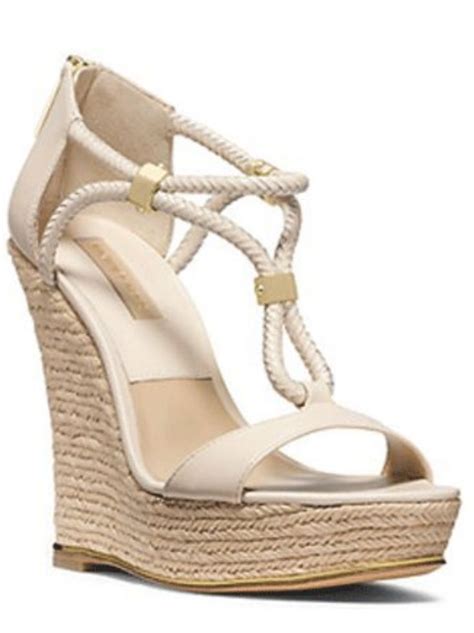 michael kors sherie braided leather espadrille wedge